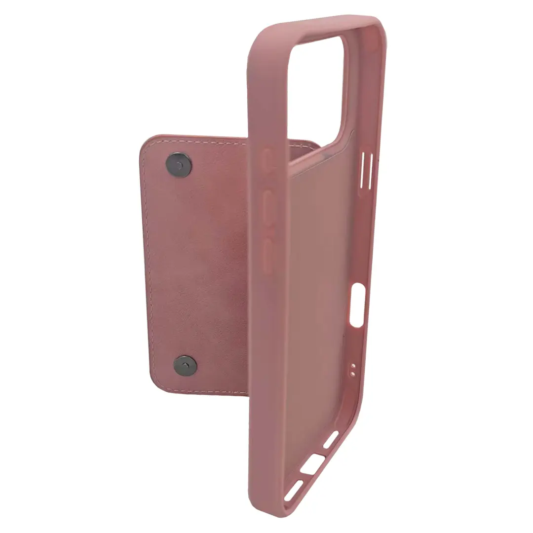iPhone 17 Pro Modern Card Holder Case Pink